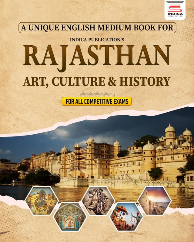 Rajasthan Art, Culture & History Book For English Medium Student.
